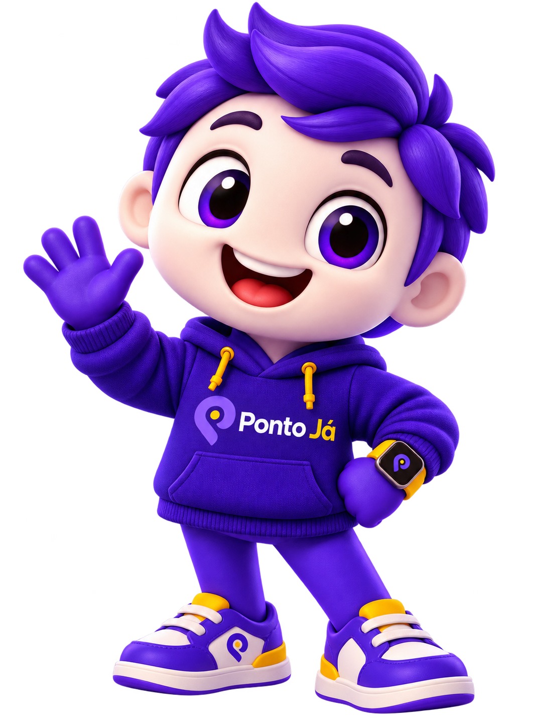 Juca dando boas-vindas ao Ponto Já